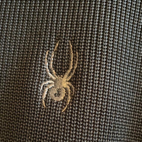 Spyder Black Zip Up Sweater with Athletic Style - Picture 4 of 9